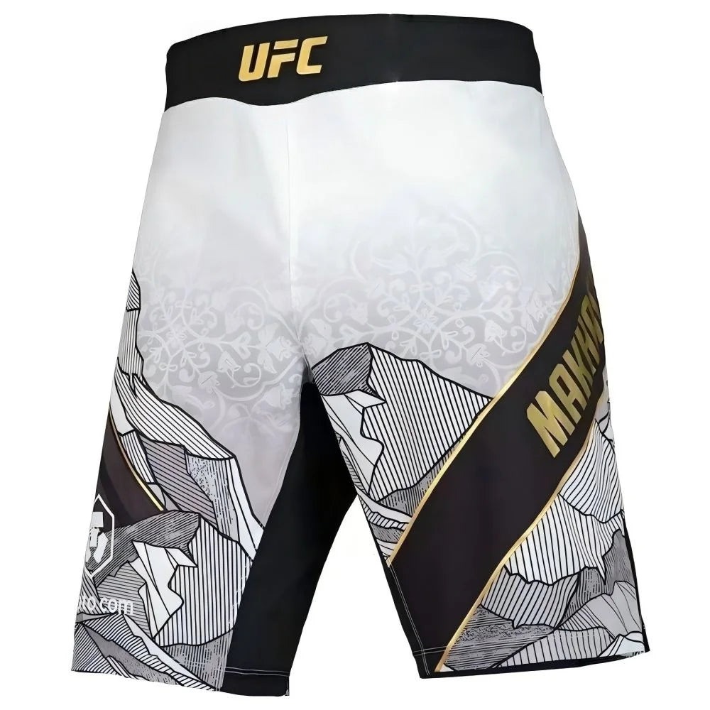UFC 3D Printing Men's Sports Shorts MMA Oliveira Same Style Mixed Martial Arts Training Pants Thai Boxing Half Pants